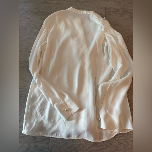 Altuzarra Pearl Button Down White Shirt Size 40 - Picture 5 of 5